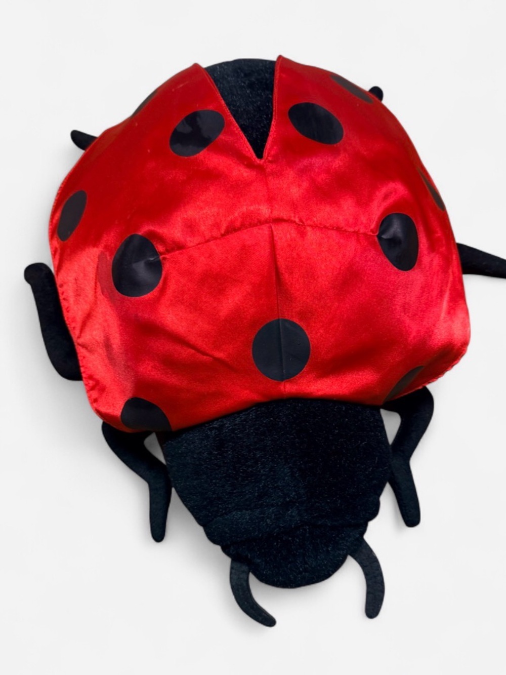 IKEA INSEKT Ladybug Plush Stuffed Animal Red Black 15” Vintage 2004